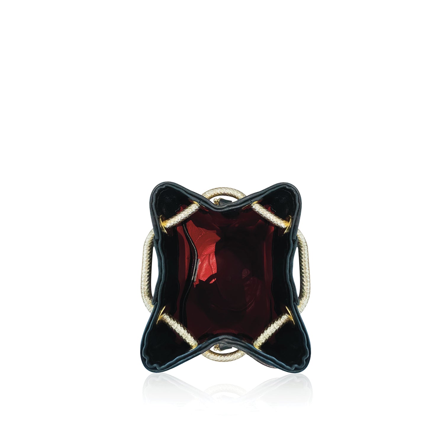 LEAF I  Embroidered BonBon Bag