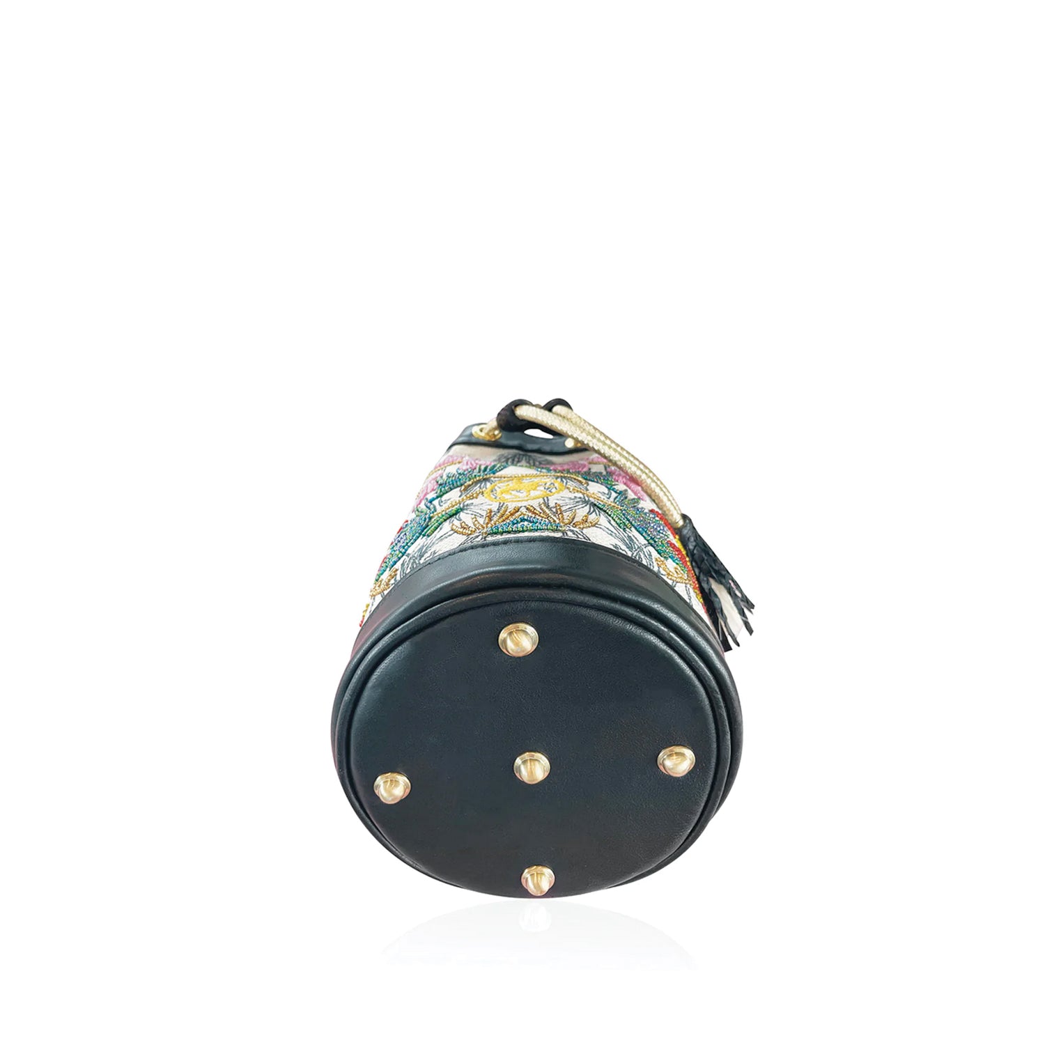 LEAF I  Embroidered BonBon Bag